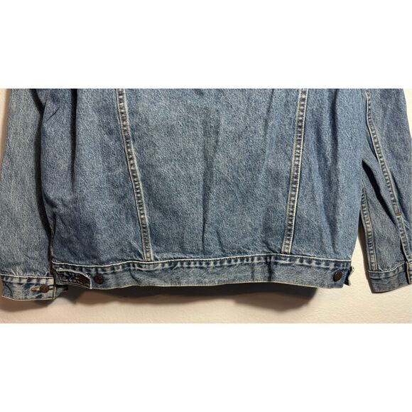 Vintage Levi’s Trucker Jacket 72507-0389 Men’s 3XL Blue Denim Made in USA 2001 - Picture 10 of 14